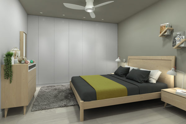dormitorio recreación virtual 3d
